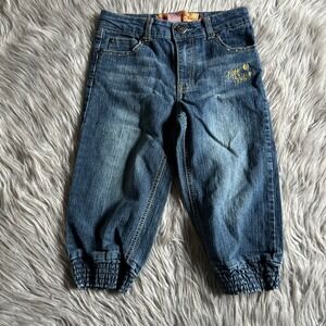 2011 Apple Bottoms Capri Jeans Girls Size 8 Blue Demi Pants